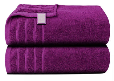Extra large bath towel with smooth texture
